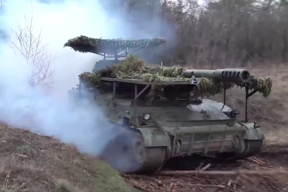    Расчёт «Гиацинта-С» уничтожил орудие ВСУ под Красноармейском