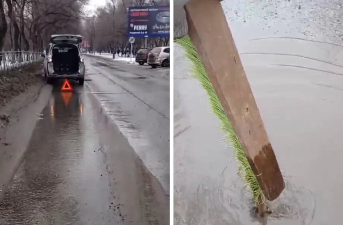    Соцсети: хабаровчанин пробил колесо в 20-сантиметровой яме в центре города