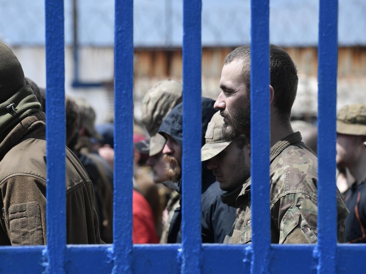    Украинские военнопленные в исправительном учреждении ДНР© РИА Новости / Константин Михальчевский