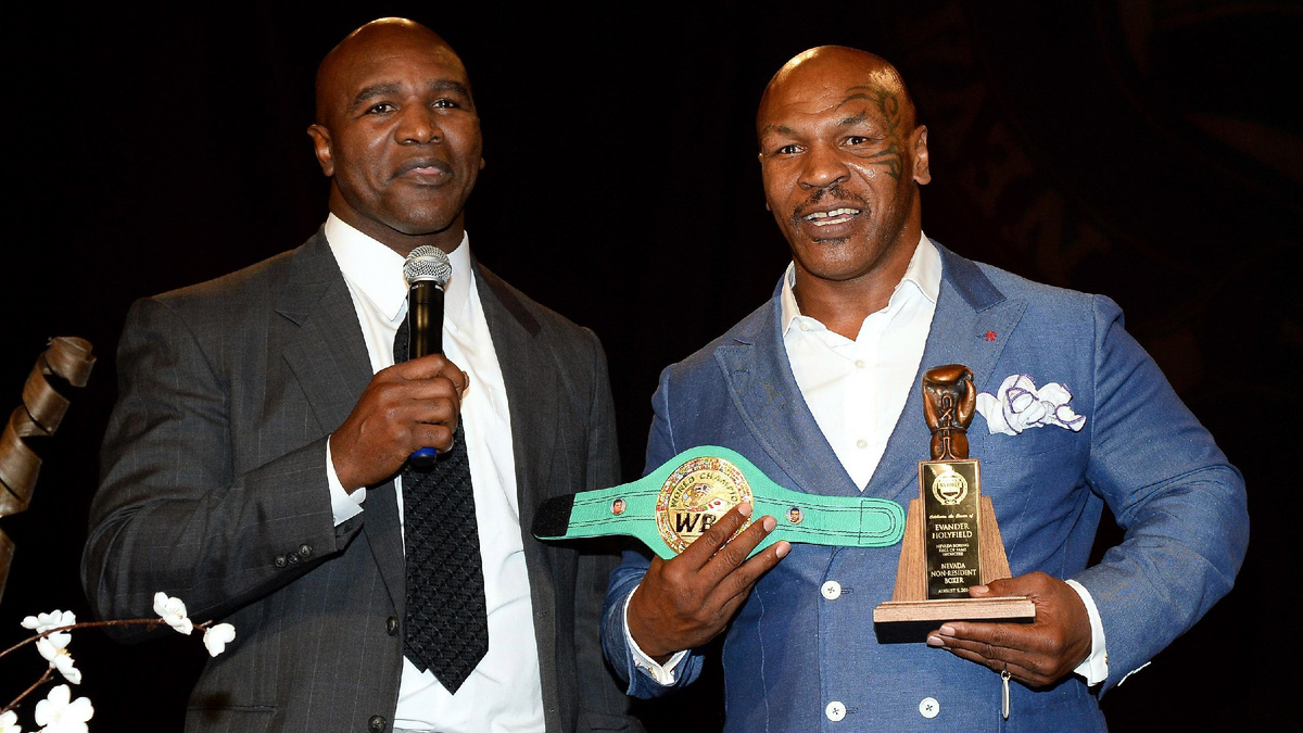 Майк Тайсон и Эвандер Холифилд