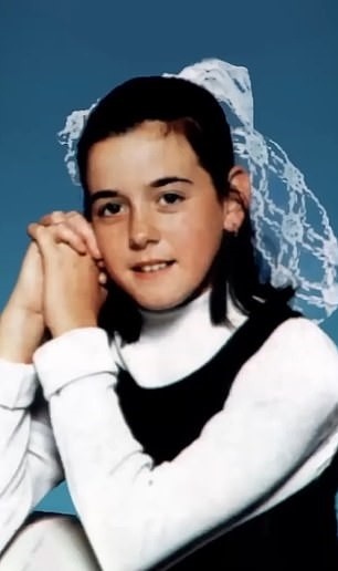 Наташа Райан в детстве. Фото: dailymail.co.uk/news/