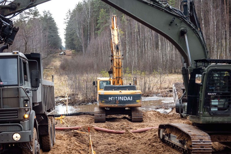 Раскопки на болоте.  фото: картинки яндекса.