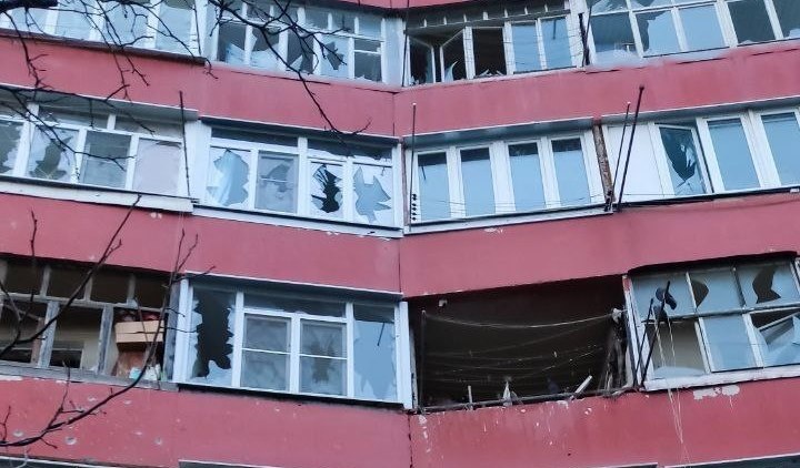    Пострадавший дом в Таганроге / соцсети