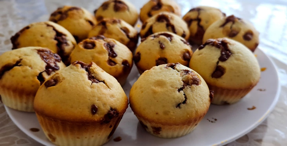 Кексы с шоколадной начинкой