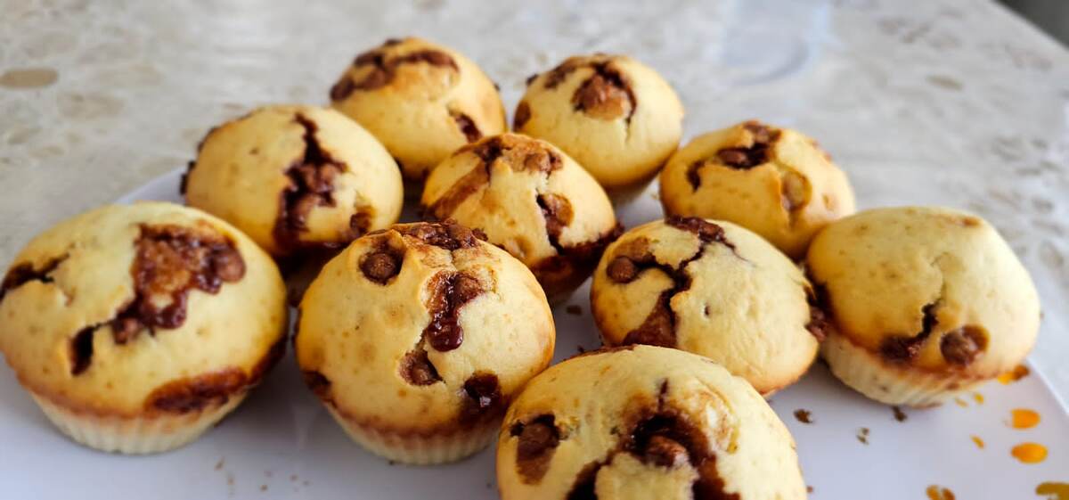 Кексы с шоколадной начинкой