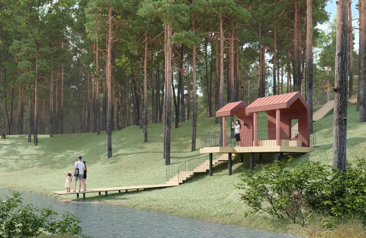    Проект парка «Аурайоки». Фото: Администрация Лахденпохского района