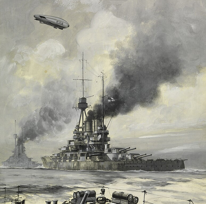 Гордость немецкого флота - линкор «Байерн»