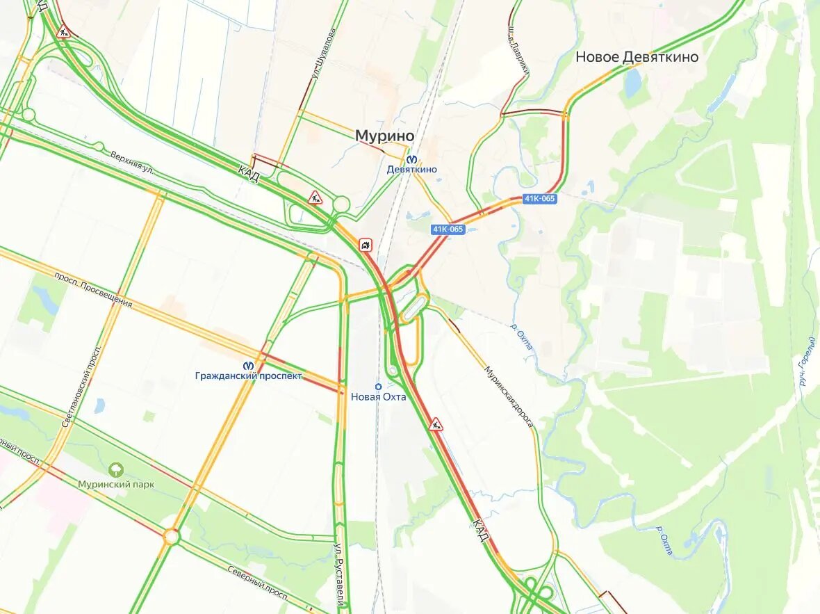    Фото: скрин «Яндекс Пробки»