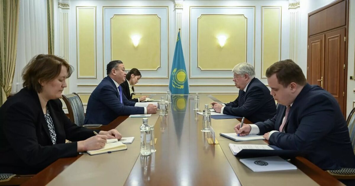 Глава МИД Казахстана принял Посла России Бородавкина
© Photo : пресс-служба МИД Казахстана