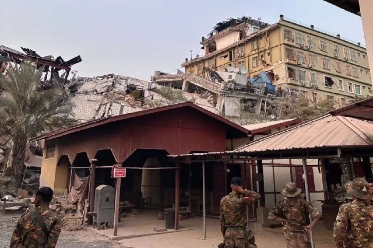    Число погибших от землетрясения в Мьянме превысило 2,8 тысячи