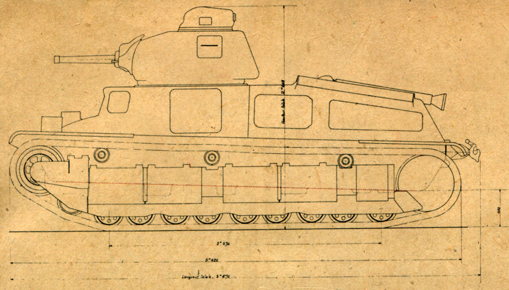 Модернизированный танк SOMUA AC 5.