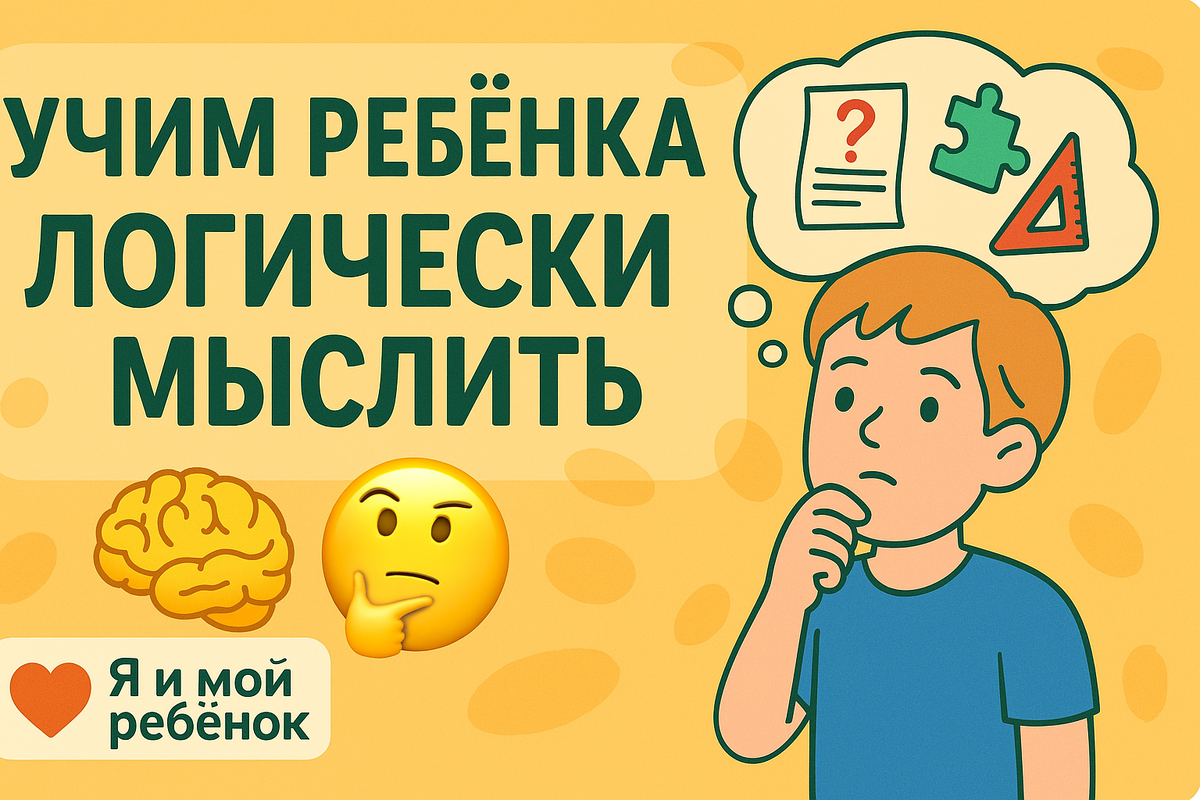 Учим ребёнка логически мыслить: простые техники
