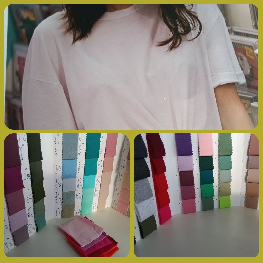 Ткани для футболок, маек, лонгсливов, водолазок