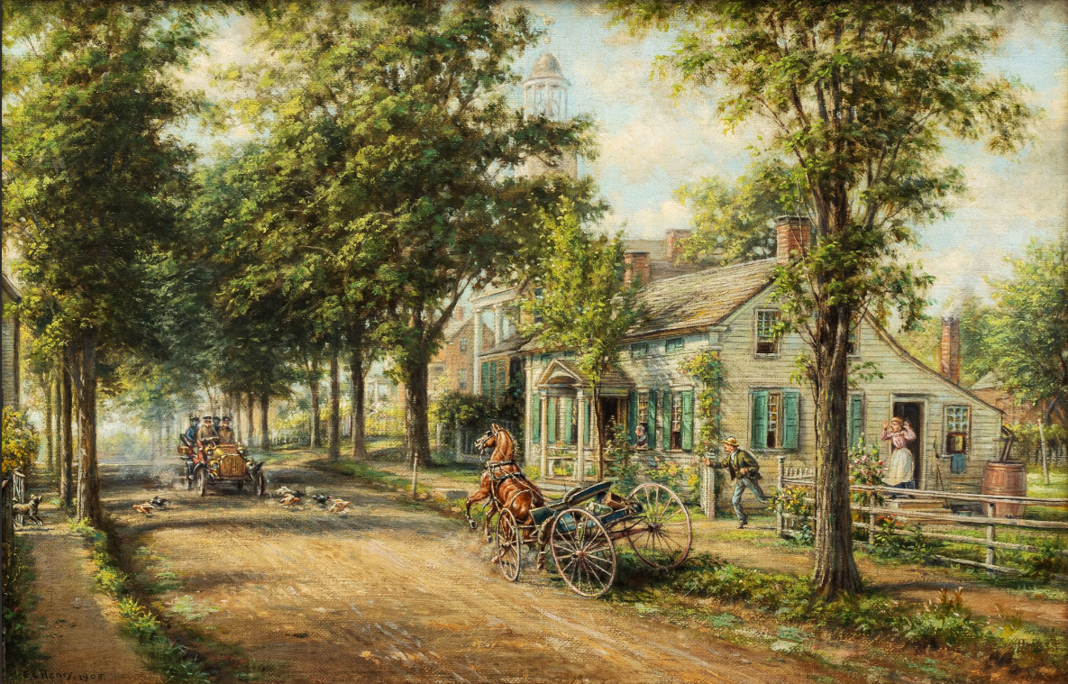 Эдвард Лемсон Генри. Нарушитель спокойствия, 1905. Частная коллекция