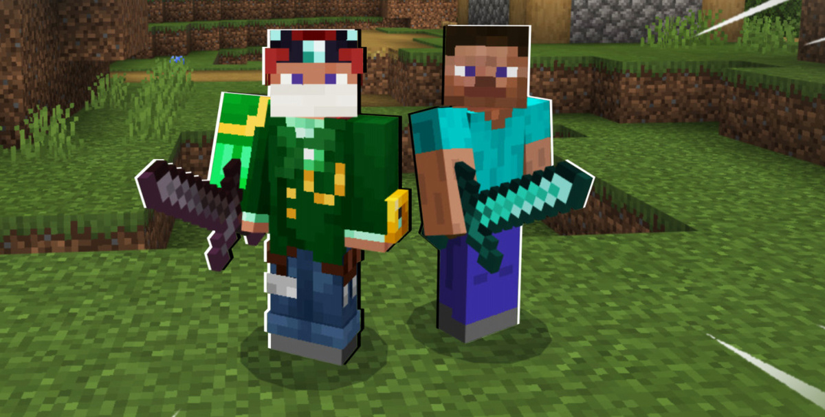 ютуб: макрипс. кадр из моего видео про выживание в Майнкрафте