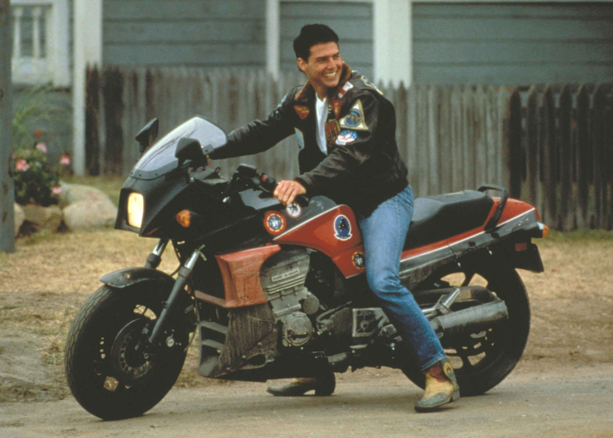 Том Круз на Kawasaki Ninja GPZ900R