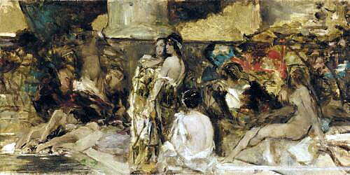 вот так изобразил «Римский праздник. Гелос» художник Вильгельм Александрович Котарбинский