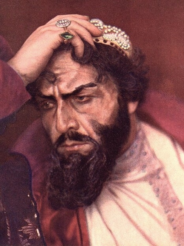 Федор Шаляпин в роли Бориса Годунова