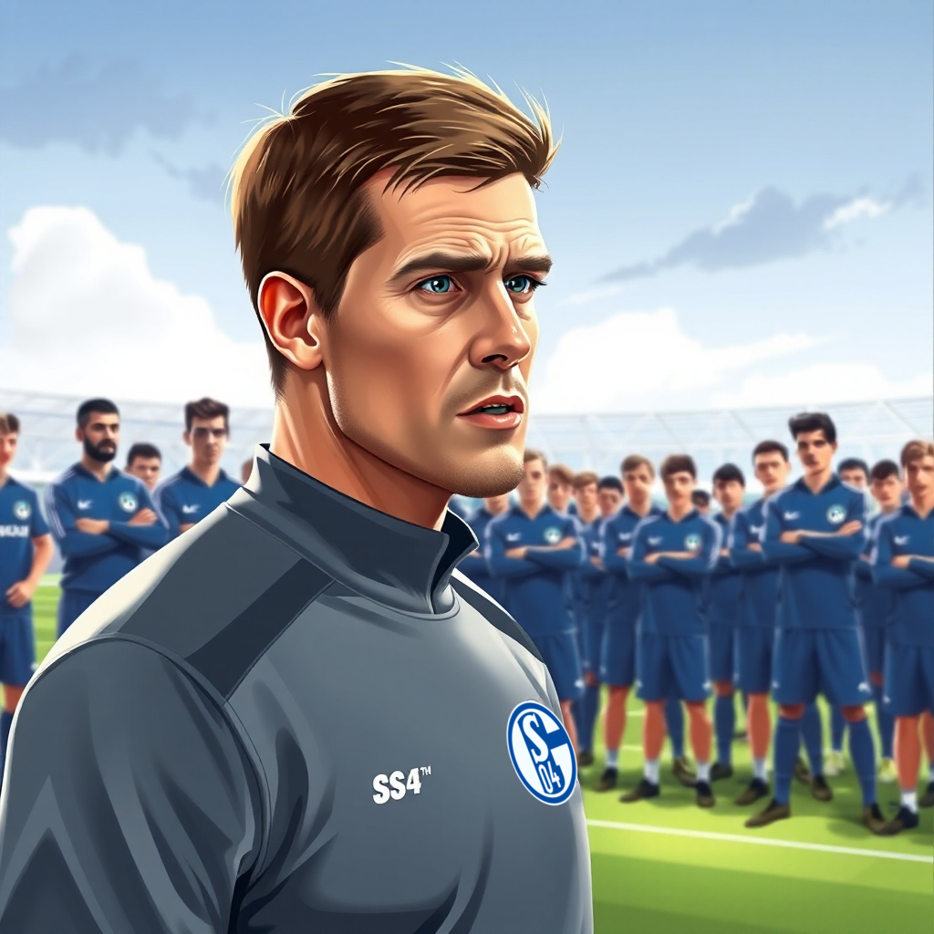 Мануэль Нойер и игроки "Шальке 04"