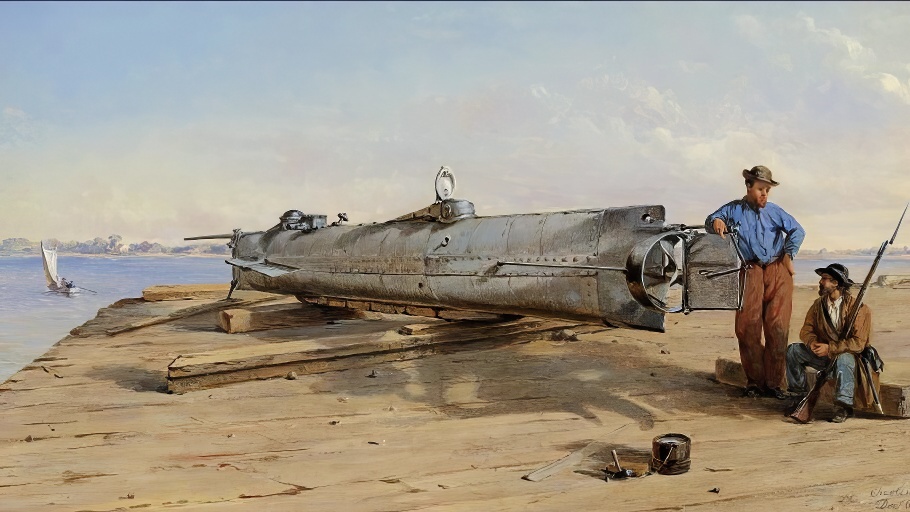 Подводная лодка CSS H. L. Hunley