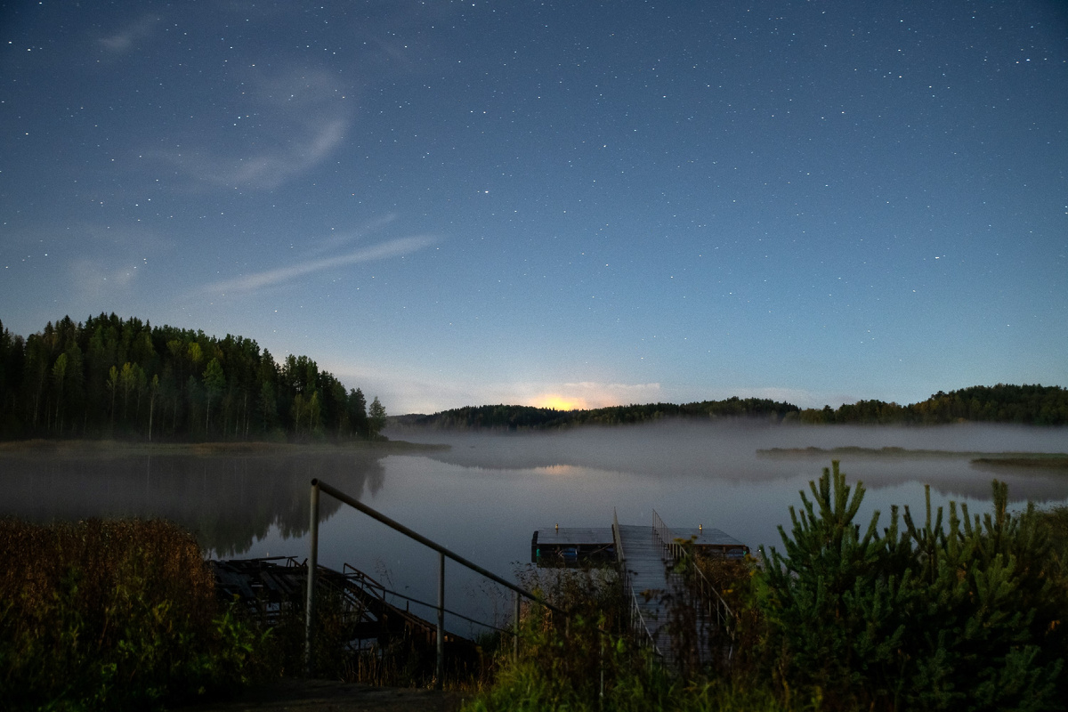 Пирс, поселок Куркиеки, Республика Карелия