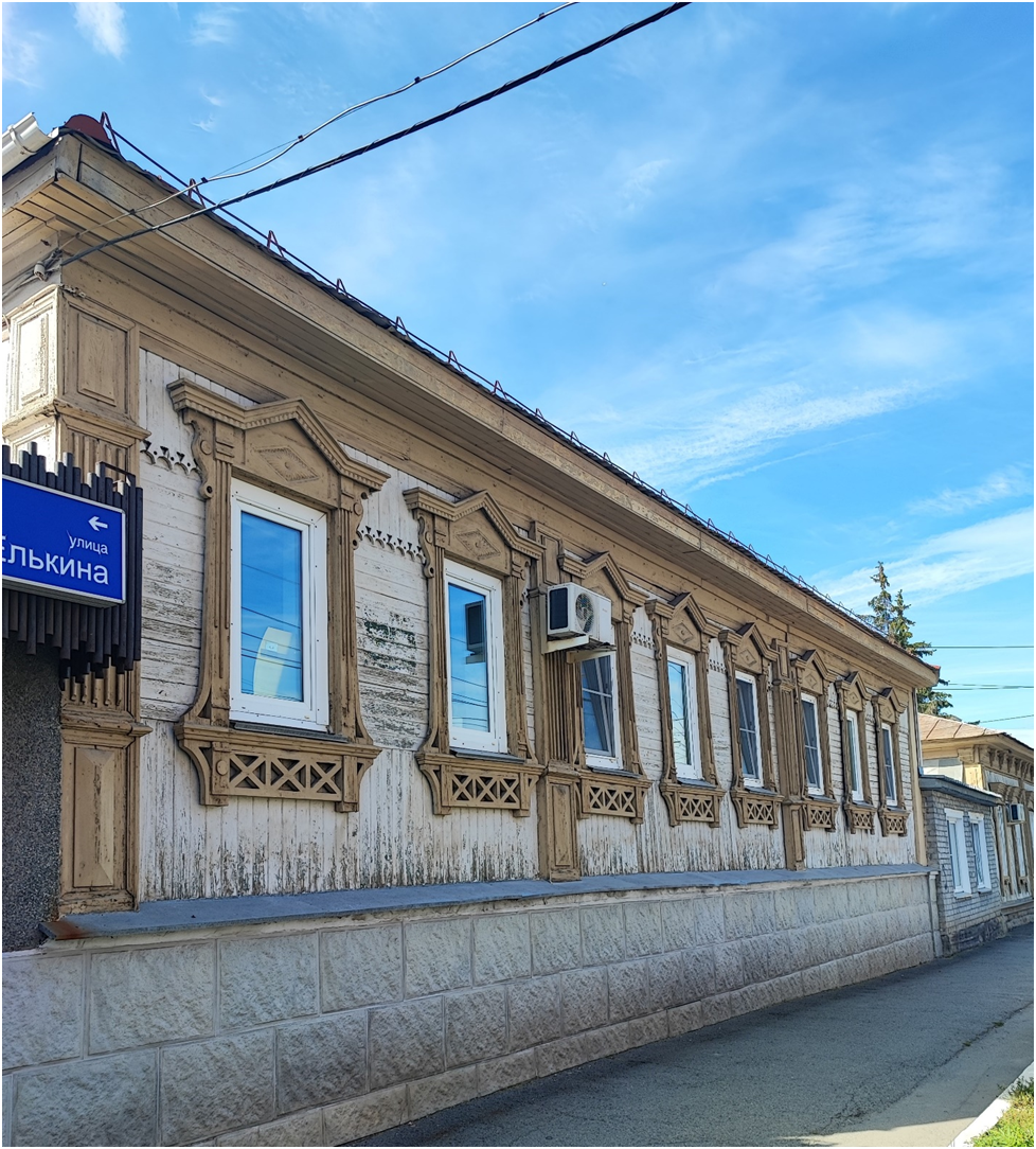 Сәүдәгәр З.З. Ахунов йорты. Автор фотосы. 2024 ел.