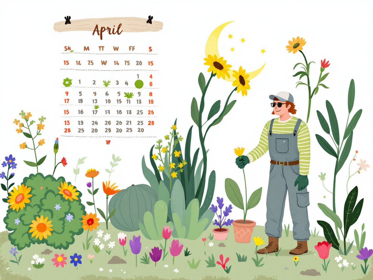 Сажаем и сеем в апреле по луне