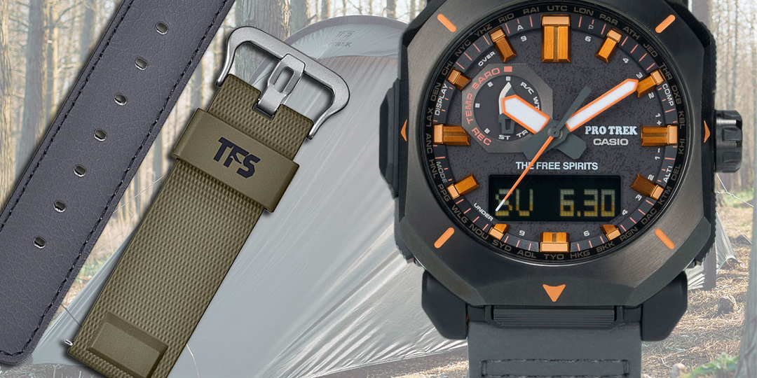 [PROTREK 2025] PRW-6900TFS — два ремешка и палатка для кемпинга