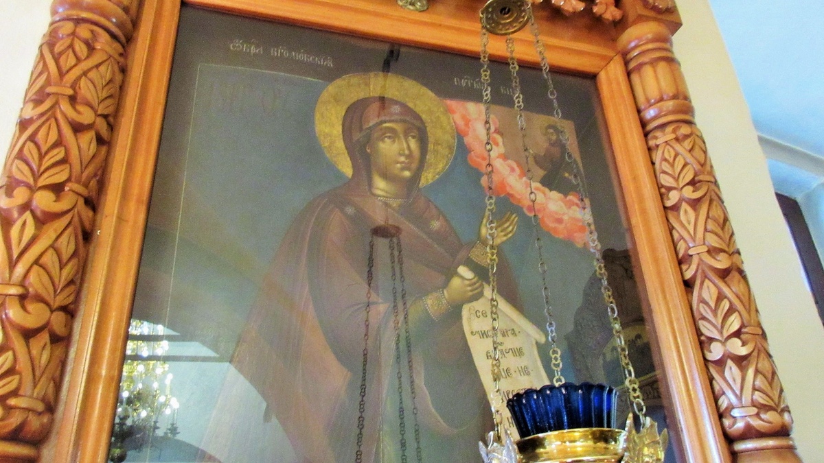 Список Боголюбской иконы конца XVIII века с. Успенское Домодедовского района