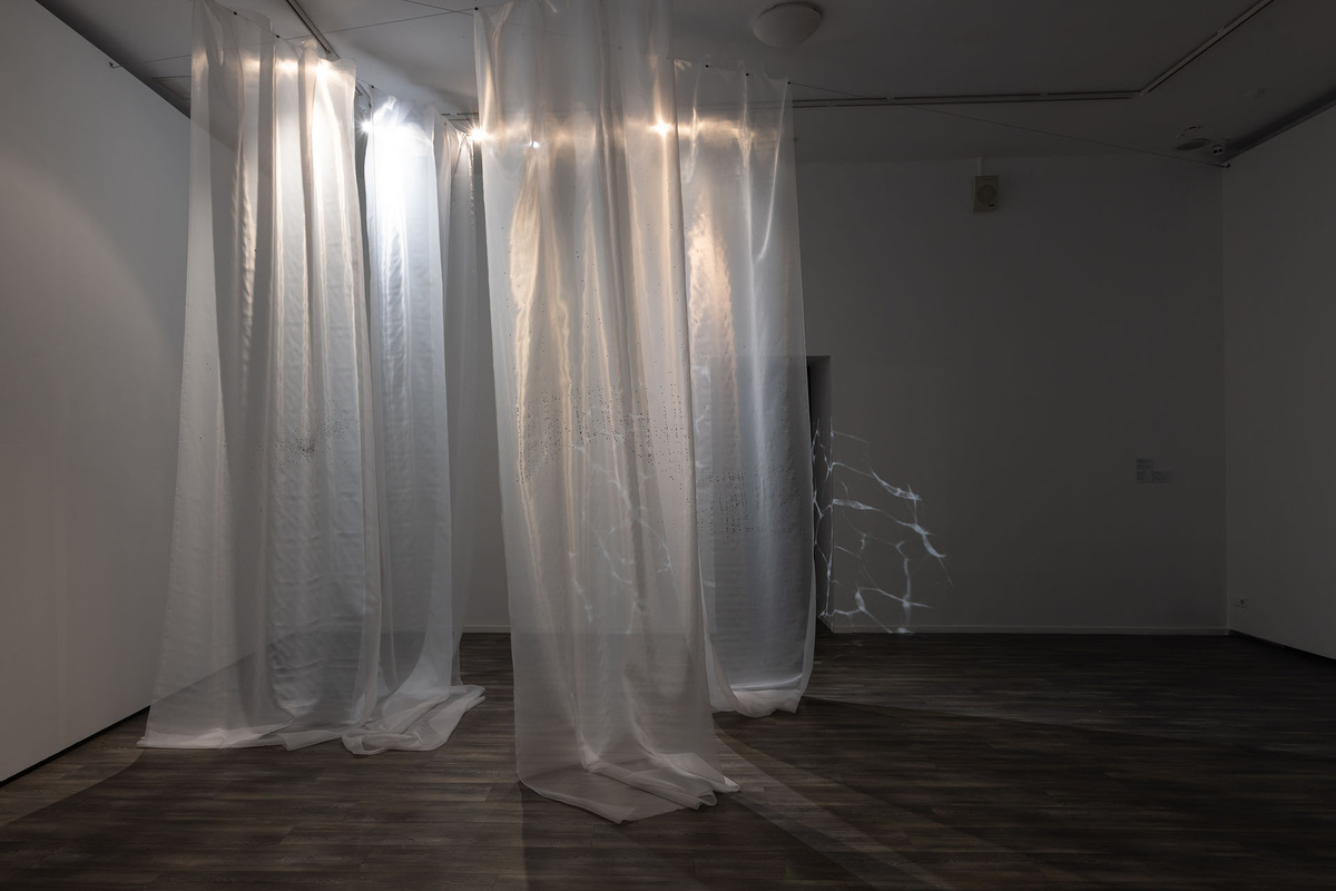    Экспозиция выставки «Медленные берега»