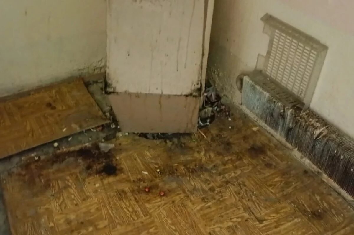    Так на протяжении полутора месяцев выглядит площадка после каждой «уборки» в Туле в доме 15 по ул. Максимовского («Тульская городская УК»).