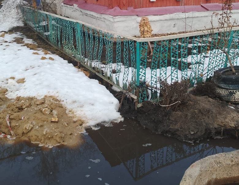    Улица Маяковского в Борисоглебске превратилась в «Венецию» из-за ошибок чиновников региональное отделение ОНФ в Воронежской области