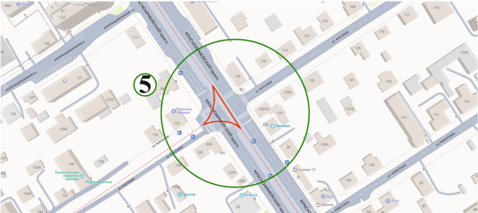   Ремонт на пересечении Красноармейского и Анатолия. Источник: Пресс-служба администрации Барнаула