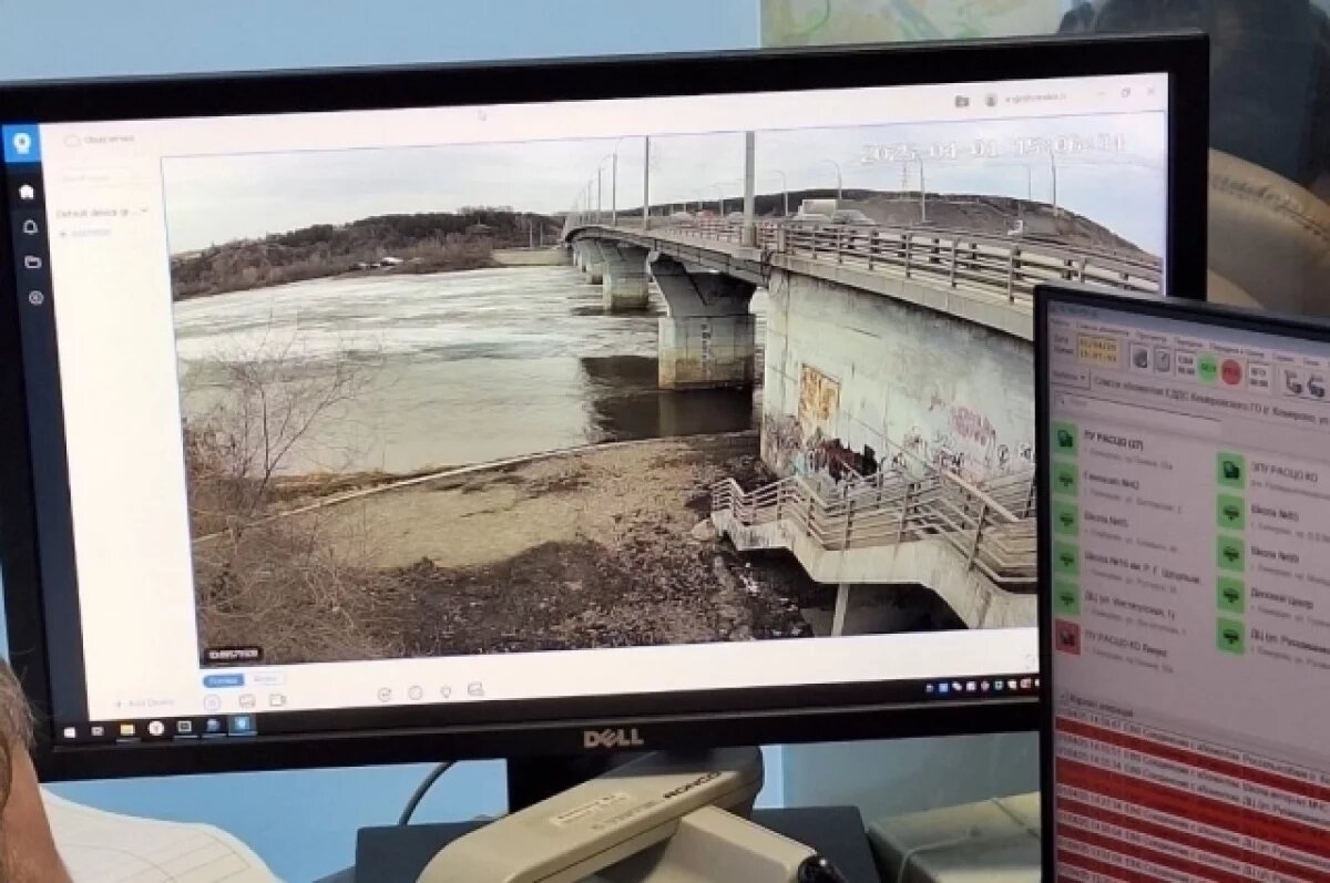    В Кемерове начали онлайн мониторить уровень воды в реках