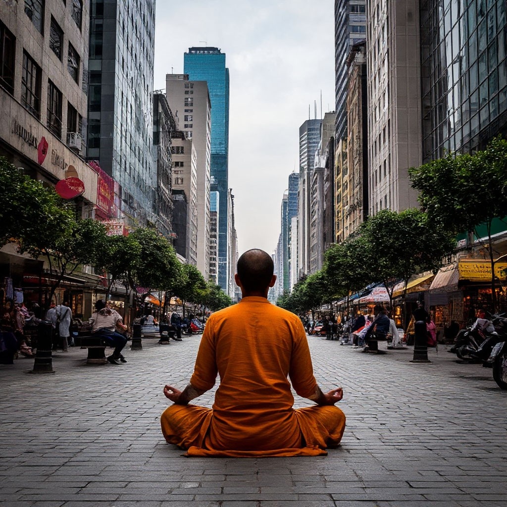 Осознанность куда более прикладная вещь, не требующая никаких условий, поз, одежды, веры. 