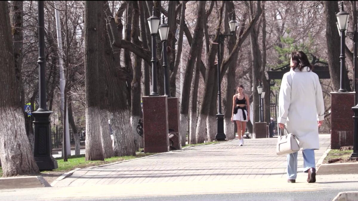    В Уфе 1 апреля зафиксировали температурный рекорд