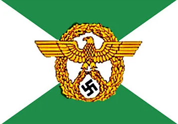 Флаг гестапо.
