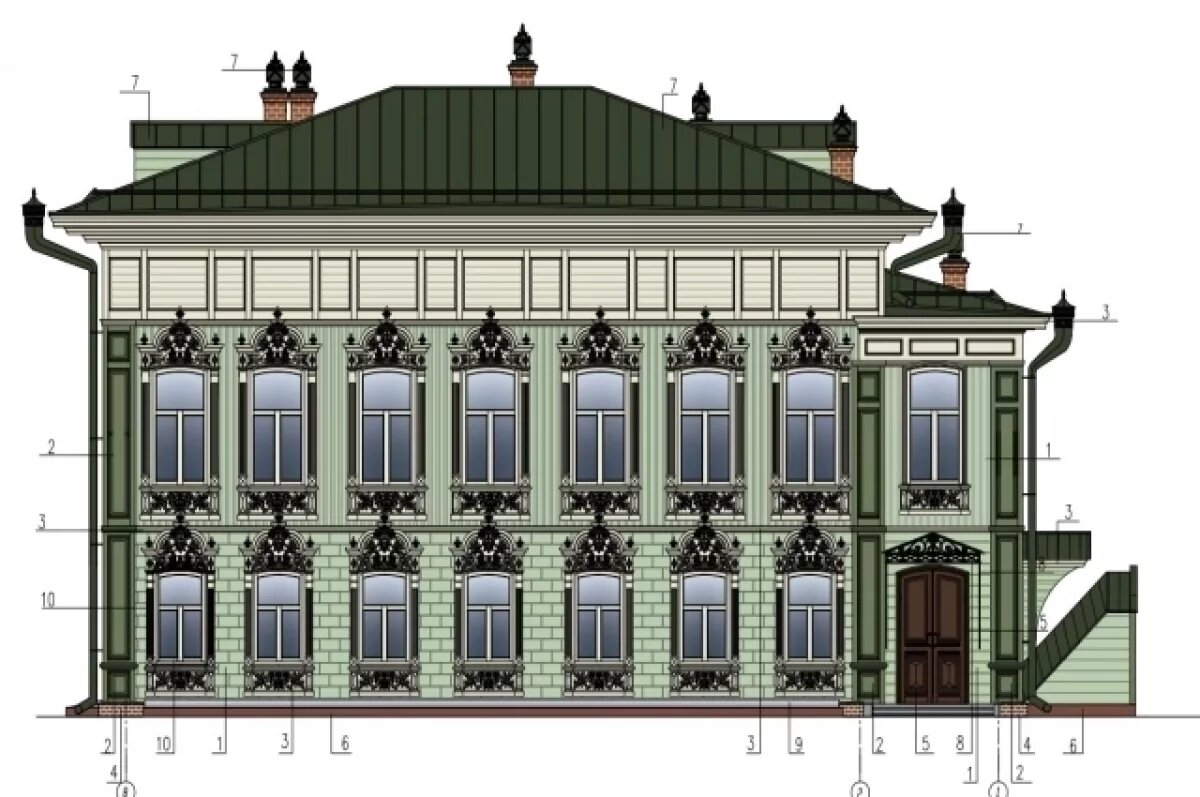    В Тюмени одобрен проект реставрации дома Селеверстова – Брандта