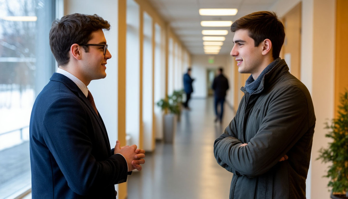 студент и преподаватель