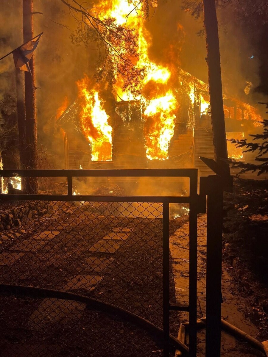     Источник: Отряд противопожарной службы Прионежского района / vk