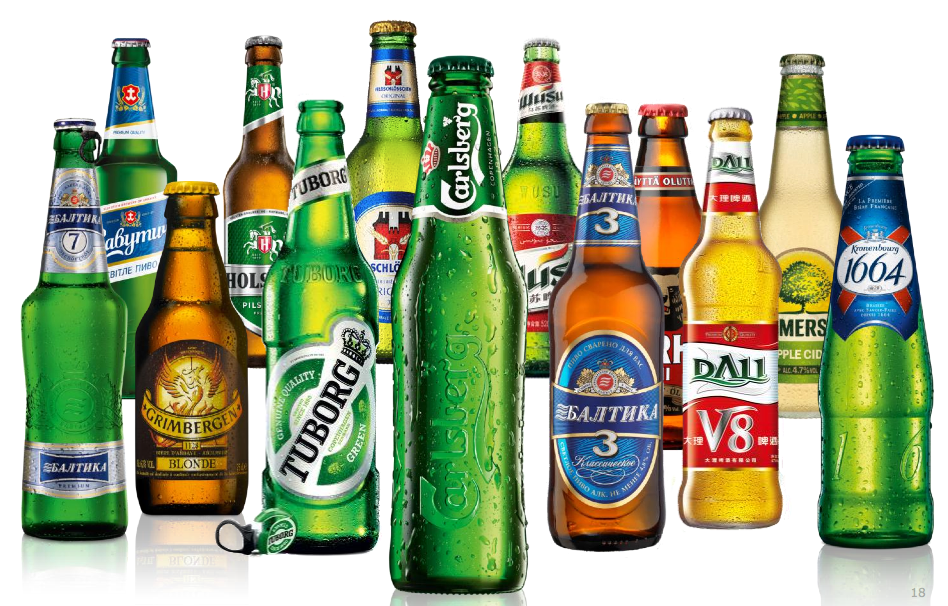 Массовые пивные бренды