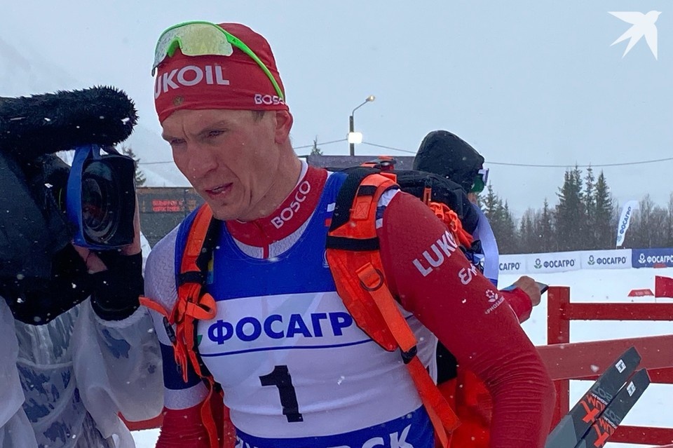    Первым среди мужчин пришел Александр Большунов. Мария ПАШЕНКОВА