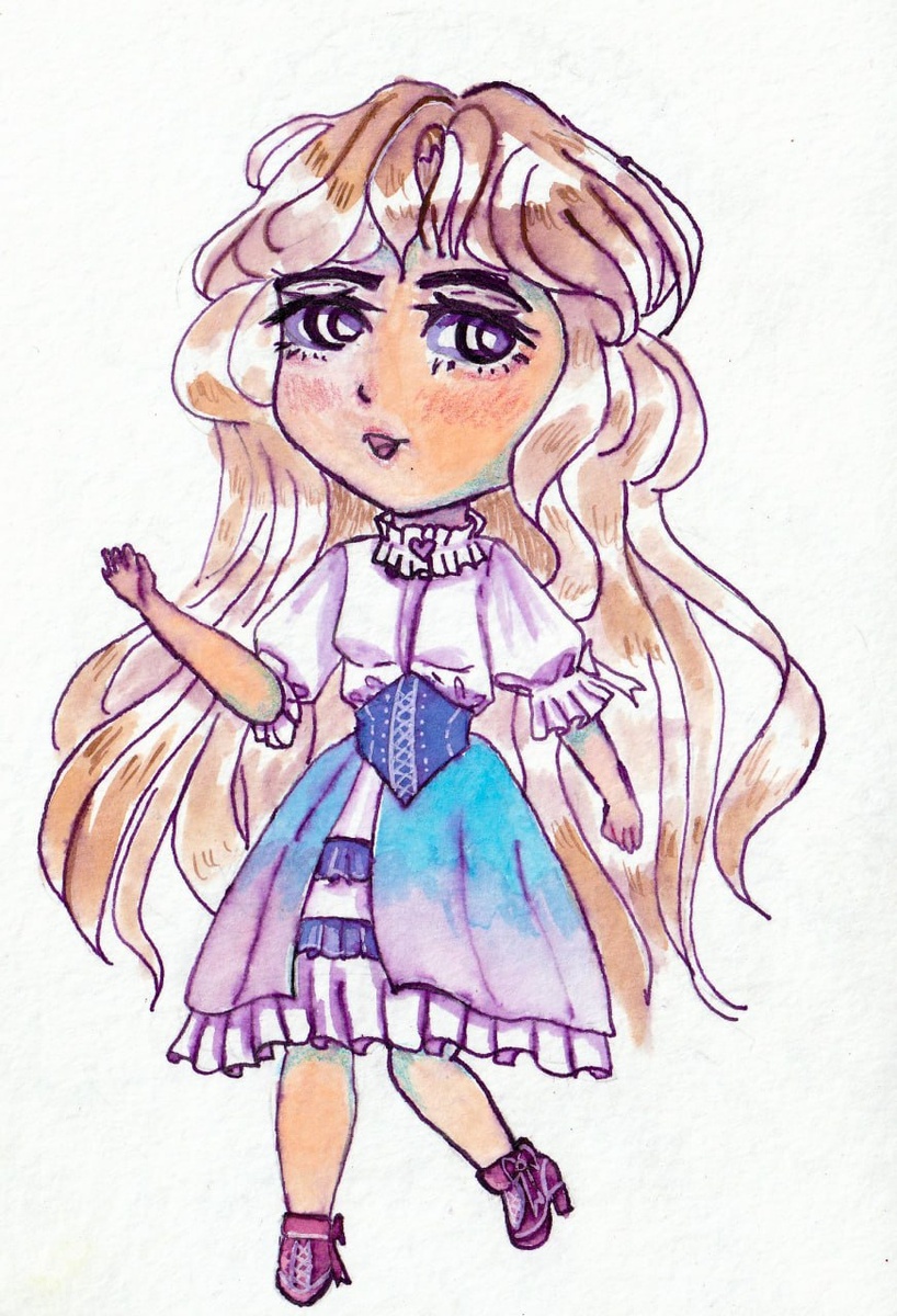 Мой персонаж-маскот в чиби-стиле