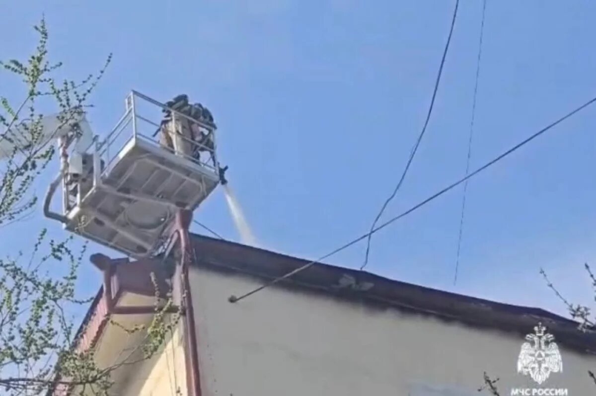    Пожар в многоэтажке Махачкалы случился из-за замыкания в проводке