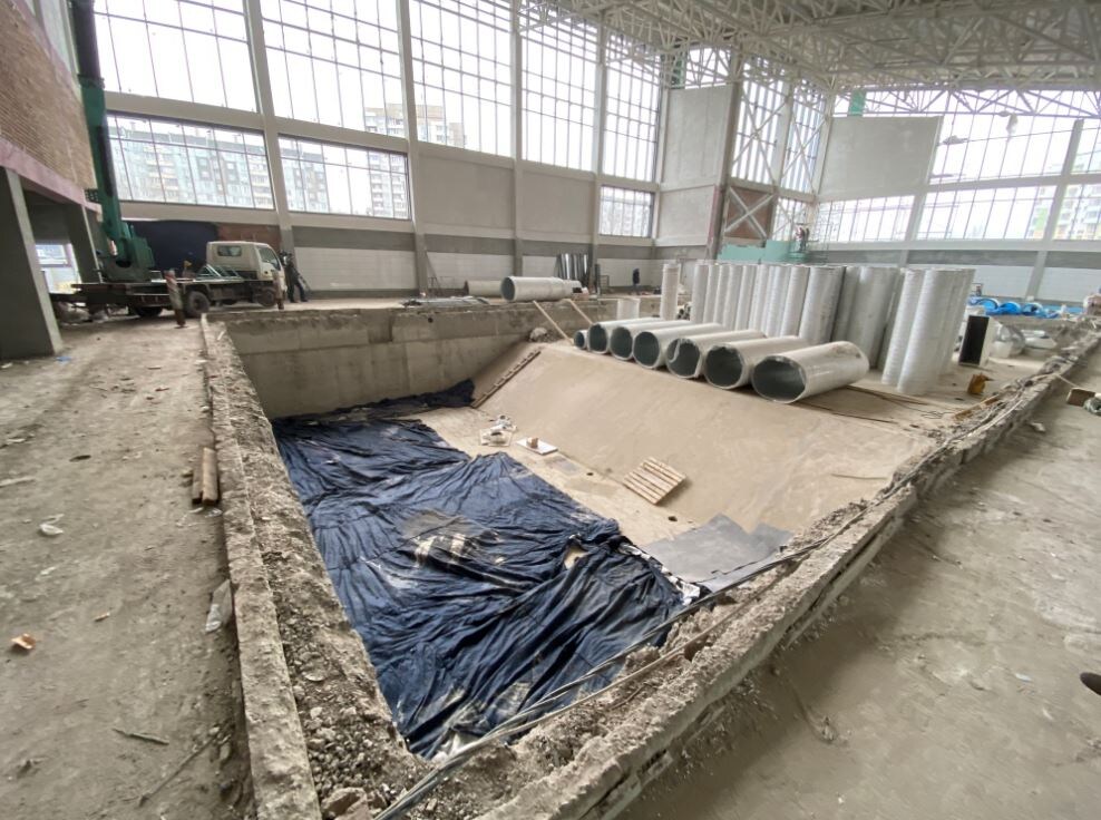     Бассейн в красноярском Северном не успевают сдать в срок