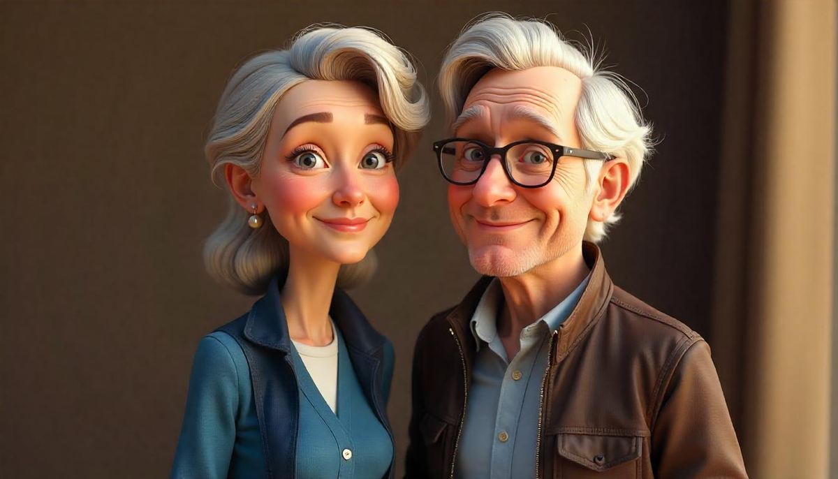 Группа взрослые и пожилые люди. Я задал нейронке возраст 55 лет, чтобы она не делала прямо совсем стареньких и сморщенных