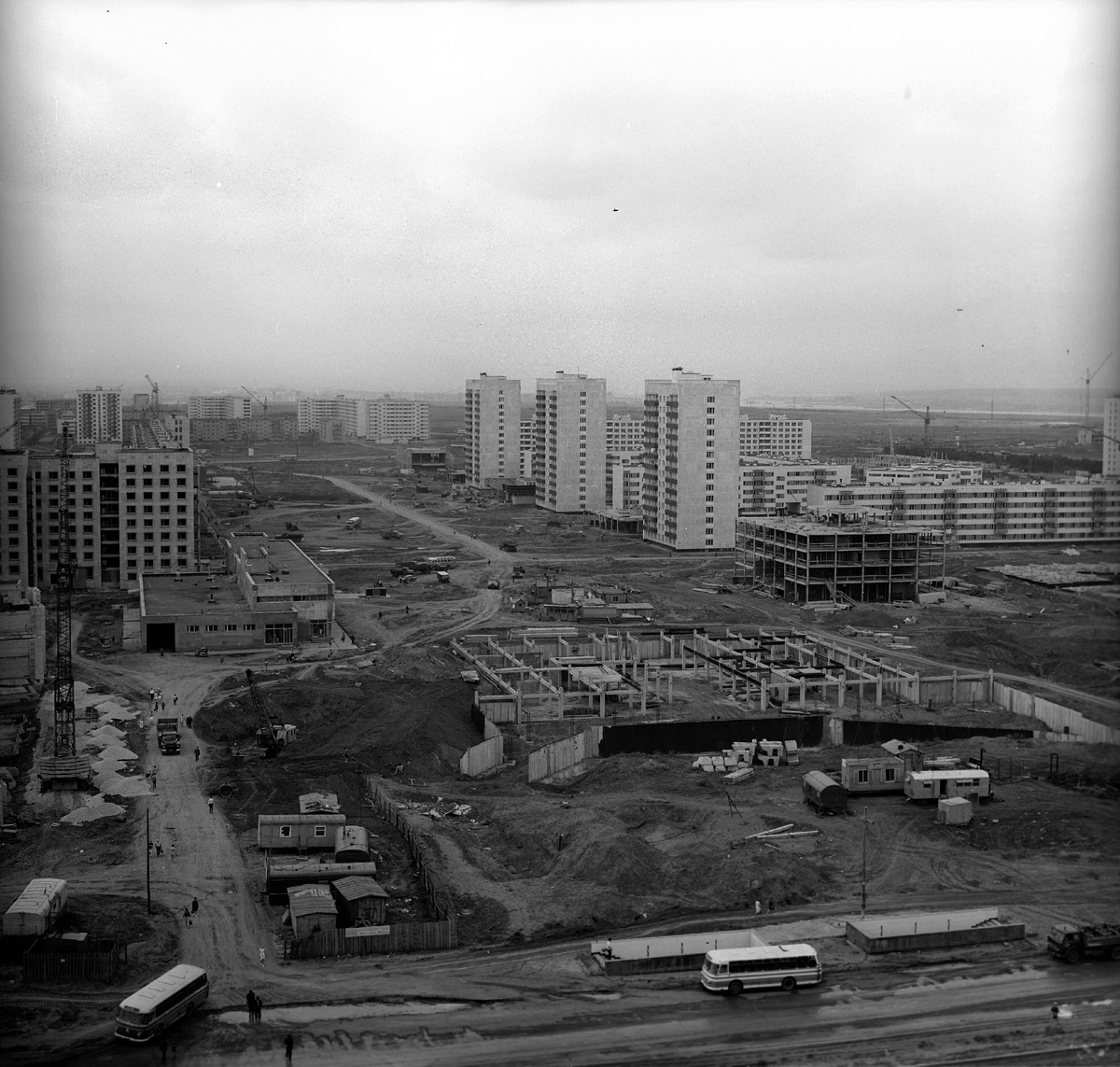 Бульвар Энтузиастов. Август 1974.