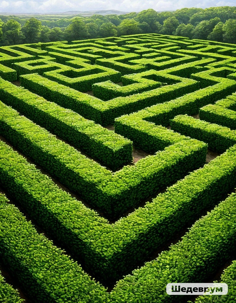 Изображение сгенерировано в нейросети Шедеврум - лабиринт