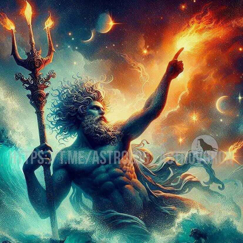 Иллюстрация создана автором канала АстроВорон. Мистерии Зодиака в сотрудничестве с ИИ (с)