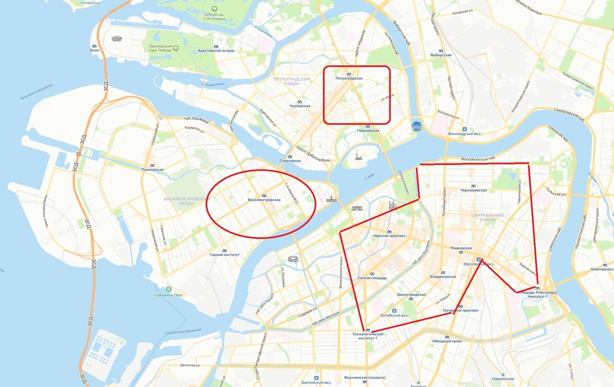 Готовимся к поездке в Петербург: какой район выбрать